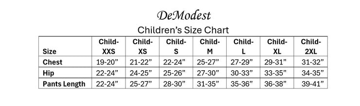 Children's Summer Standard Spectrum - Girl's Modest Sportswear