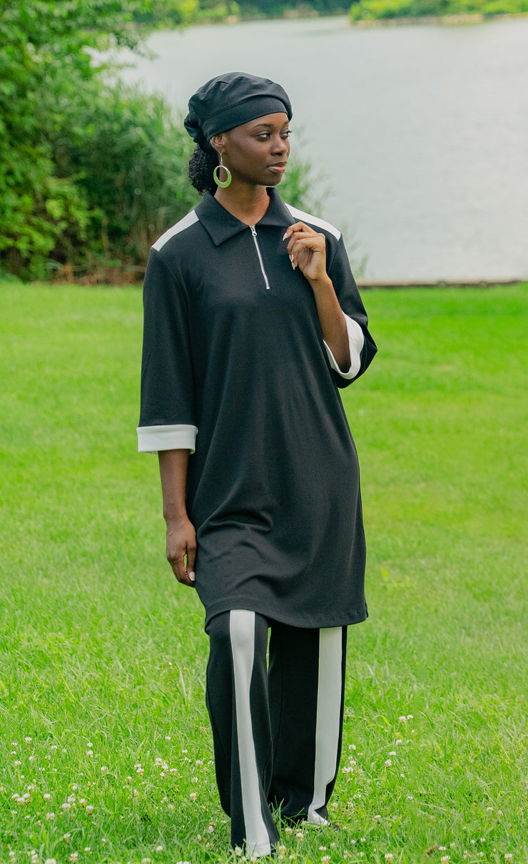 Relax Fit Sport Front-Stripe *PANTS ONLY* - Color Options 2 - Women's Modest Leisurewear