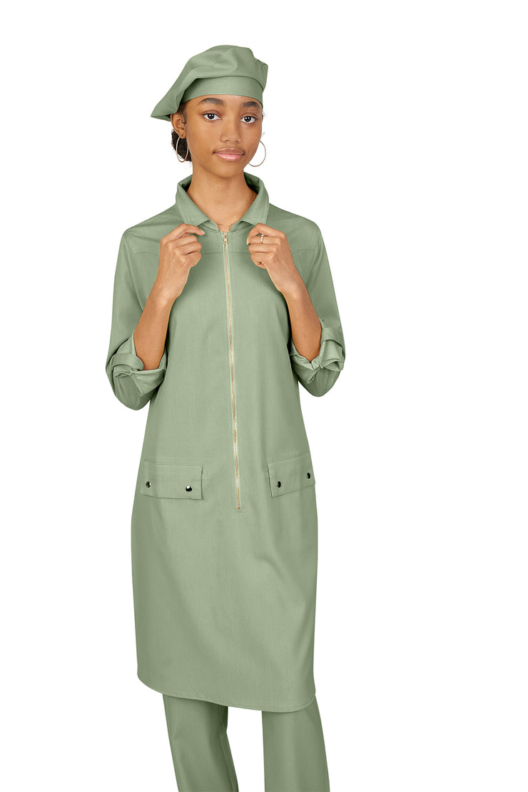 DeModest® Zippered Tunic Set - Color Options 1 - Women's Modest Leisur