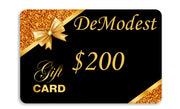DeModest Gift Card